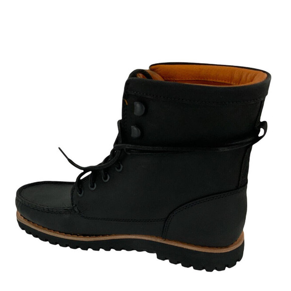 Timberland Boots Mens Size 8M Jacksons Landing Moc Toe Black Full Grain Combat main image 6